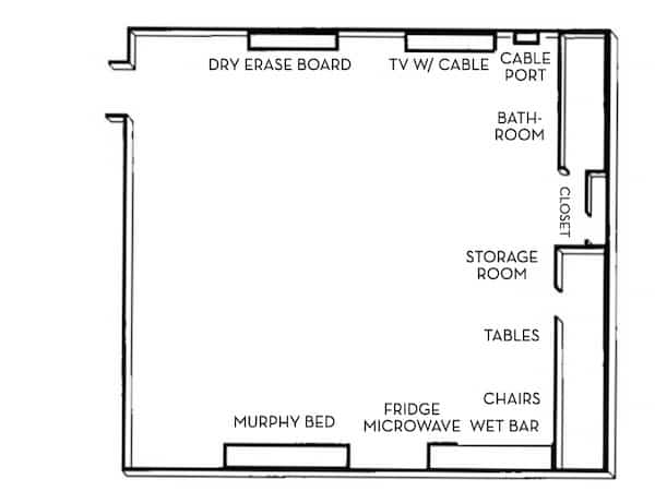 meeting space floor plan