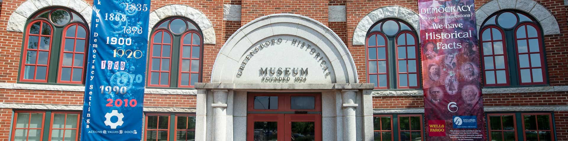 exterior of the Greensboro History Museum