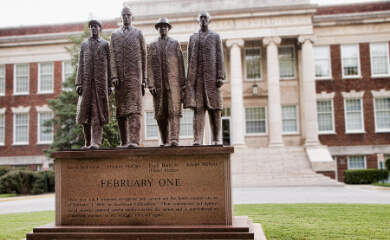 A&T four statue