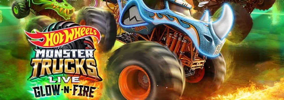 Hot Wheels Monster Trucks Live Glow-N-Fire