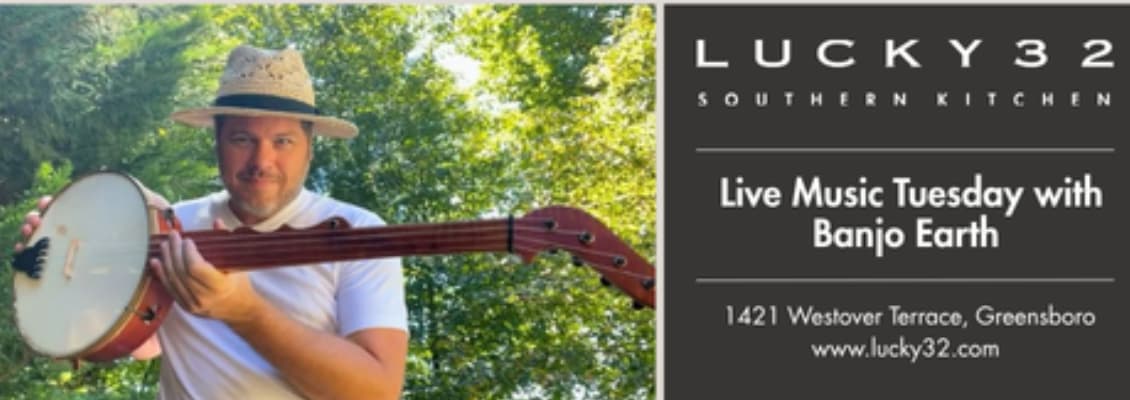  Live Music at Lucky 32 - Banjo Earth