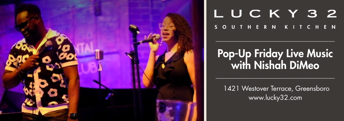 Live Music at Lucky 32 - Nishah DiMeo