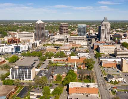 city viewed from above