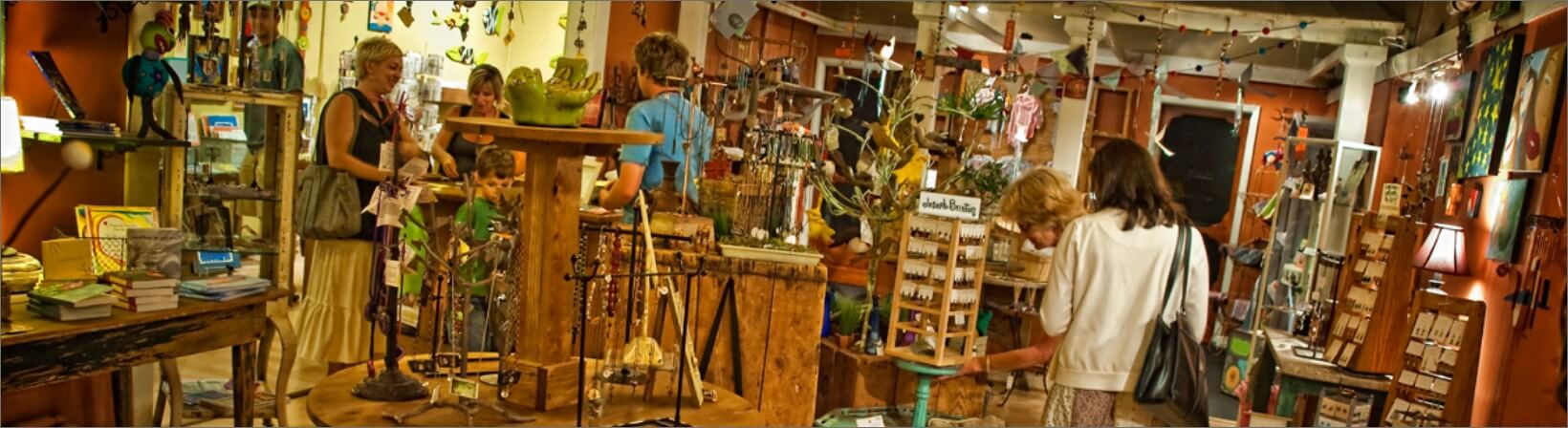 People browsing in a shop