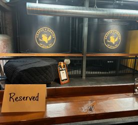 reserved seating by the piano bar