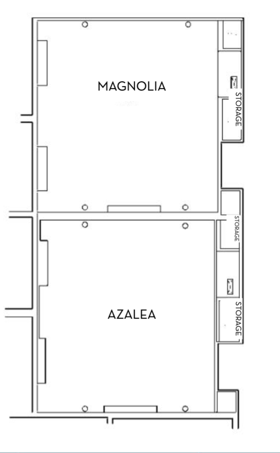 Meeting space floor plans