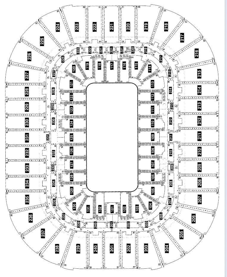 the Arena floor plan