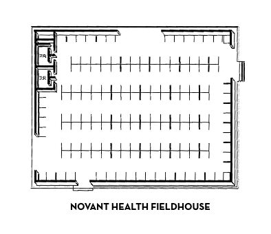 Novant Health Fieldhouse Floor Plan