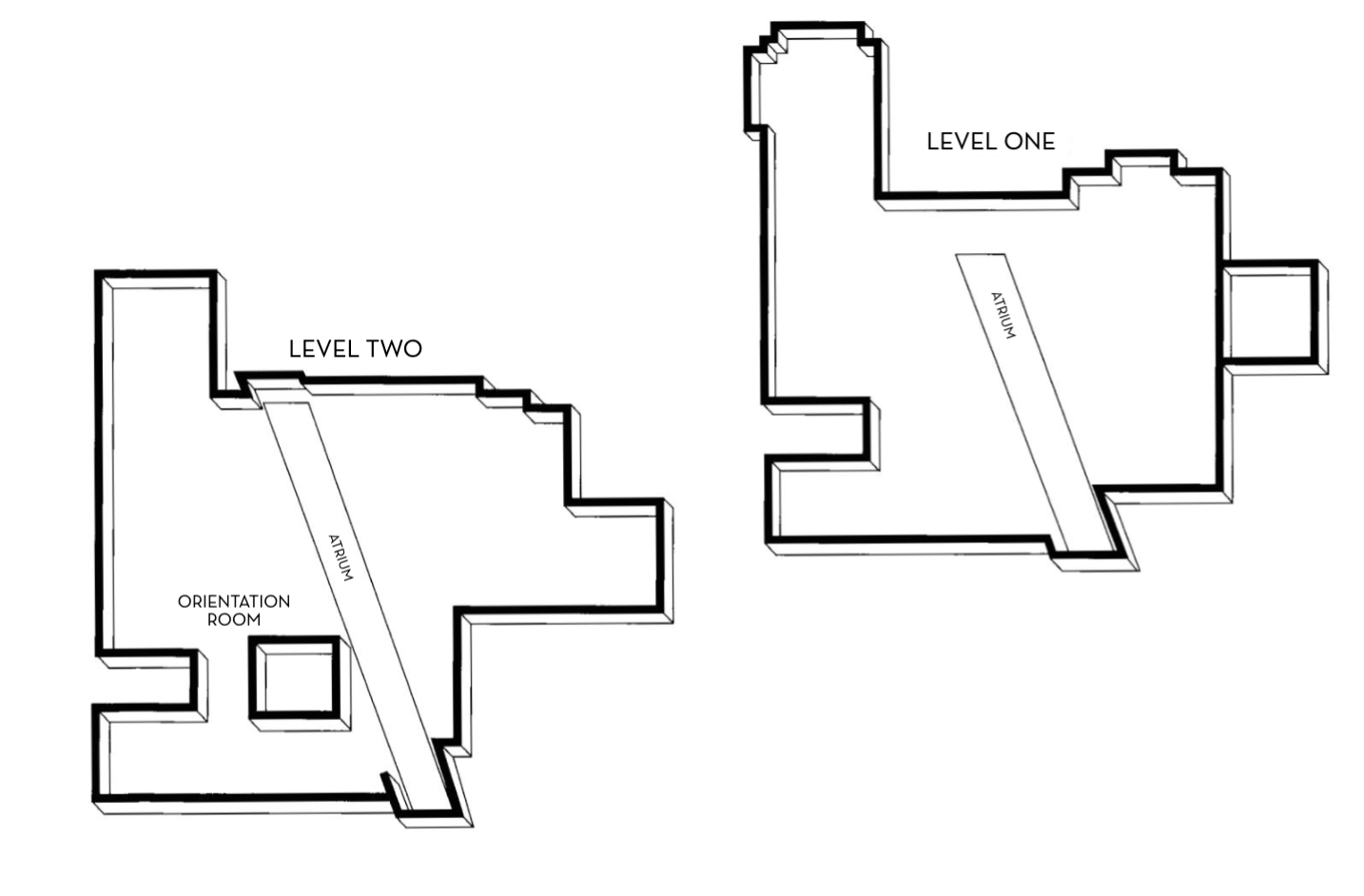 Meeting space floor plans