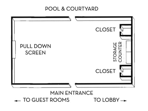 meeting space floor plan