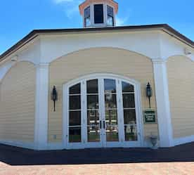 Entrance to Blandwood Carriage House