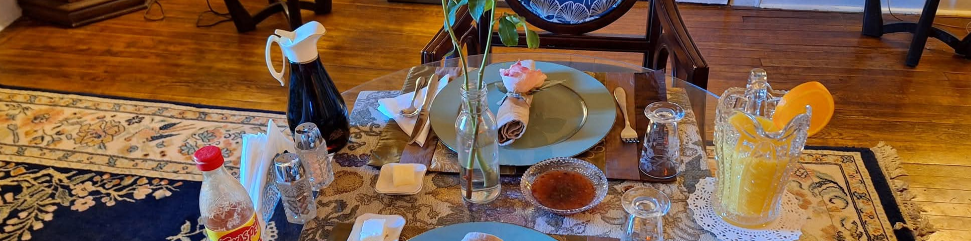 close-up of breakfast