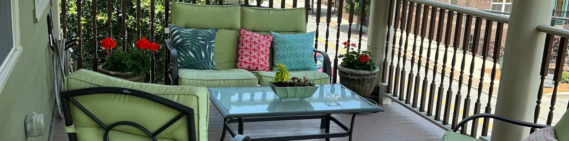 bed and breakfast porch