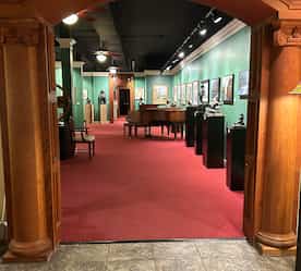 looking into the gallery