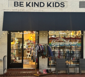 front of store