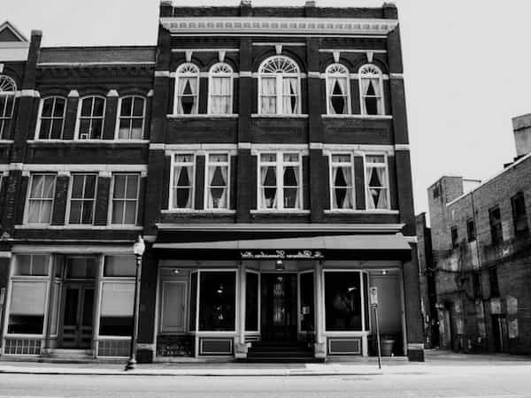 The exterior of the Biltmore Greensboro Hotel