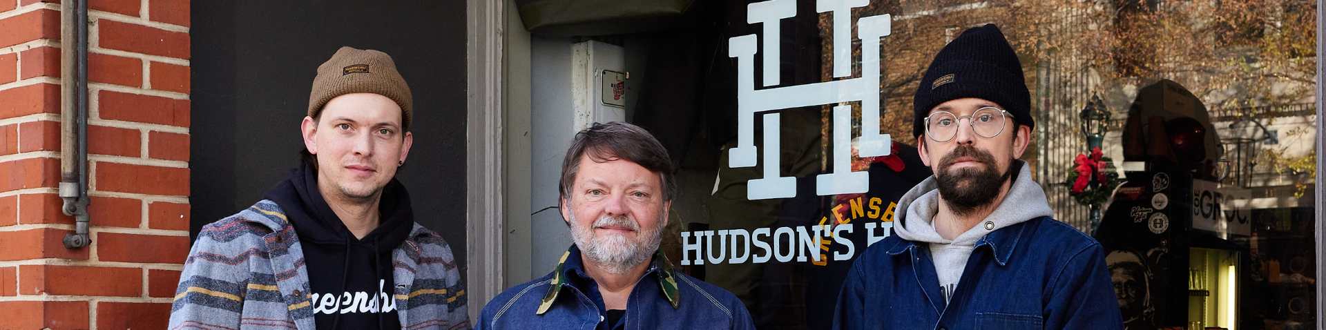 Owners in front of Hudson's Hill