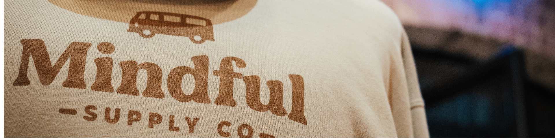 Mindful Supply Logo on Shirt