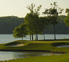 golf course by the water