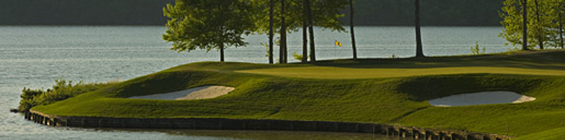 golf course by the water