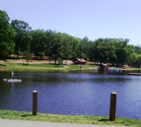 park with lake