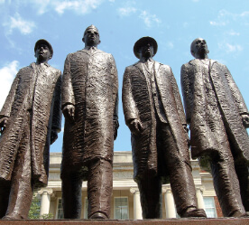 Monument of the A&T four