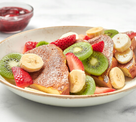 fruit and french toast