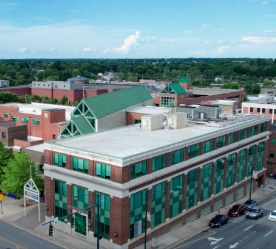 aerial view of the cultural center