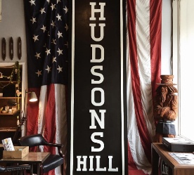 Flag and Sign