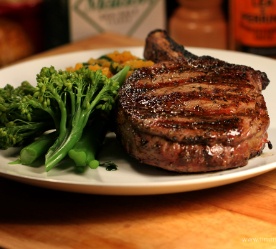 Steak and broccoli