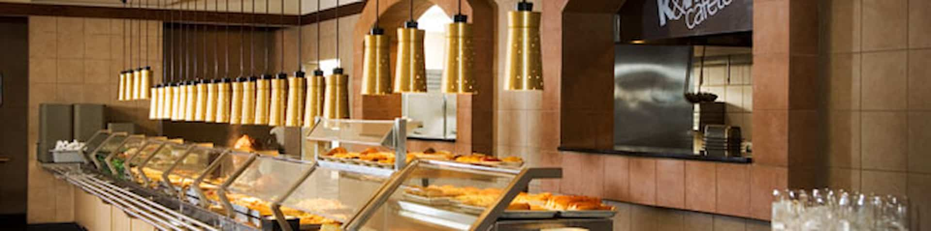 restaurant interior - food buffet