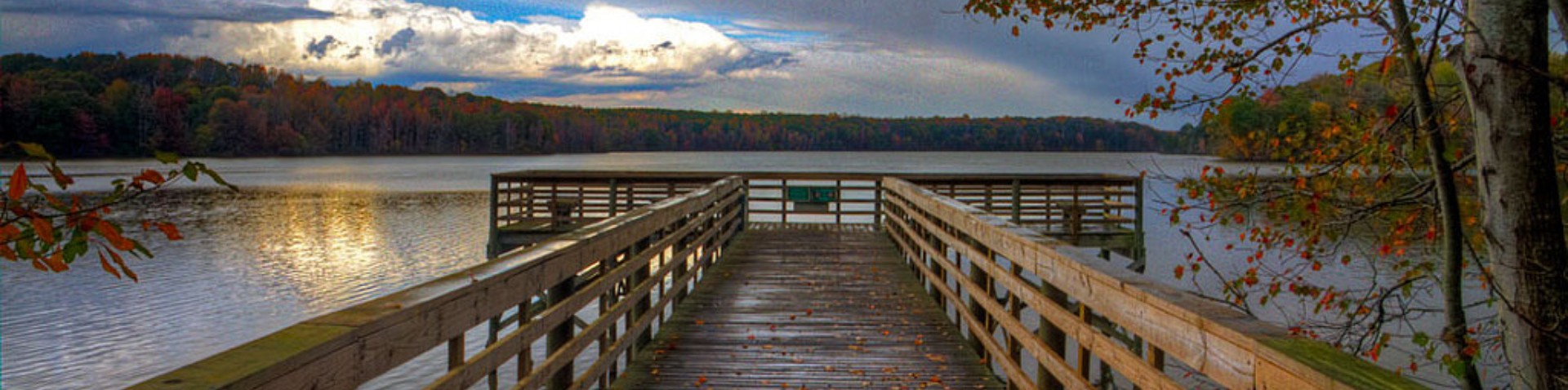 Dock on lake