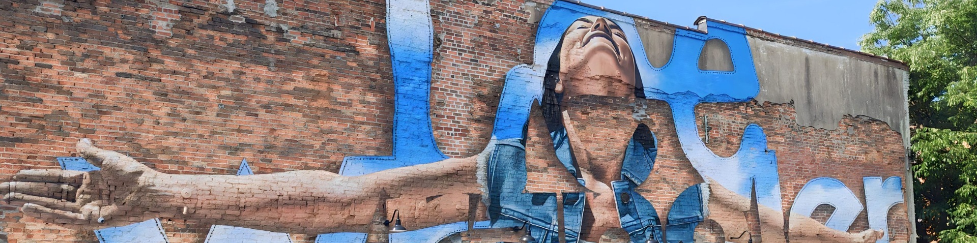 Store front mural 