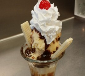 Ice cream sundae