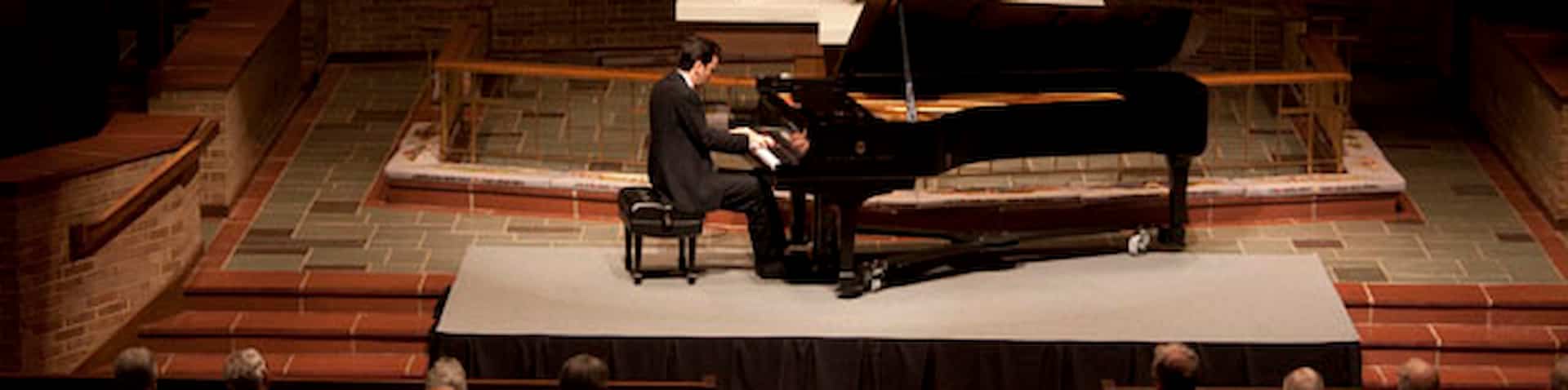 piano performance on stage