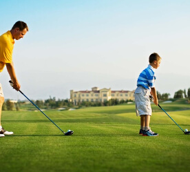 teaching golf