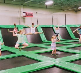 Kids on Trampolines