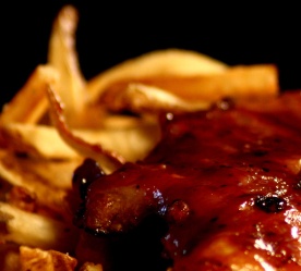 ribs and fries