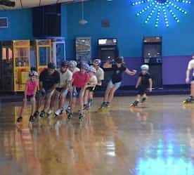 Roller blading 