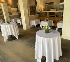 Undercurrent Restaurant interior seating and tables