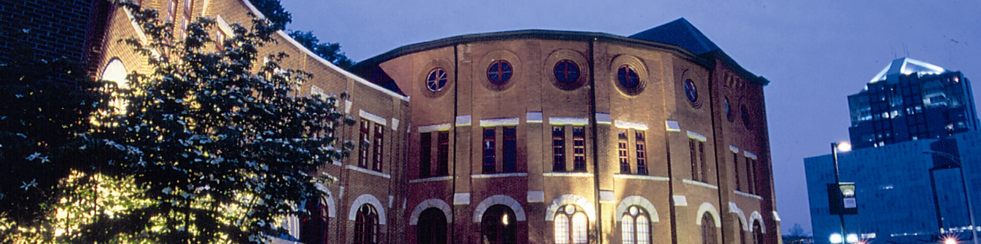 history museum at night