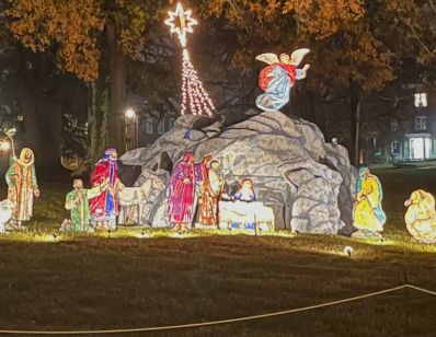 Greensboro College Nativity Display