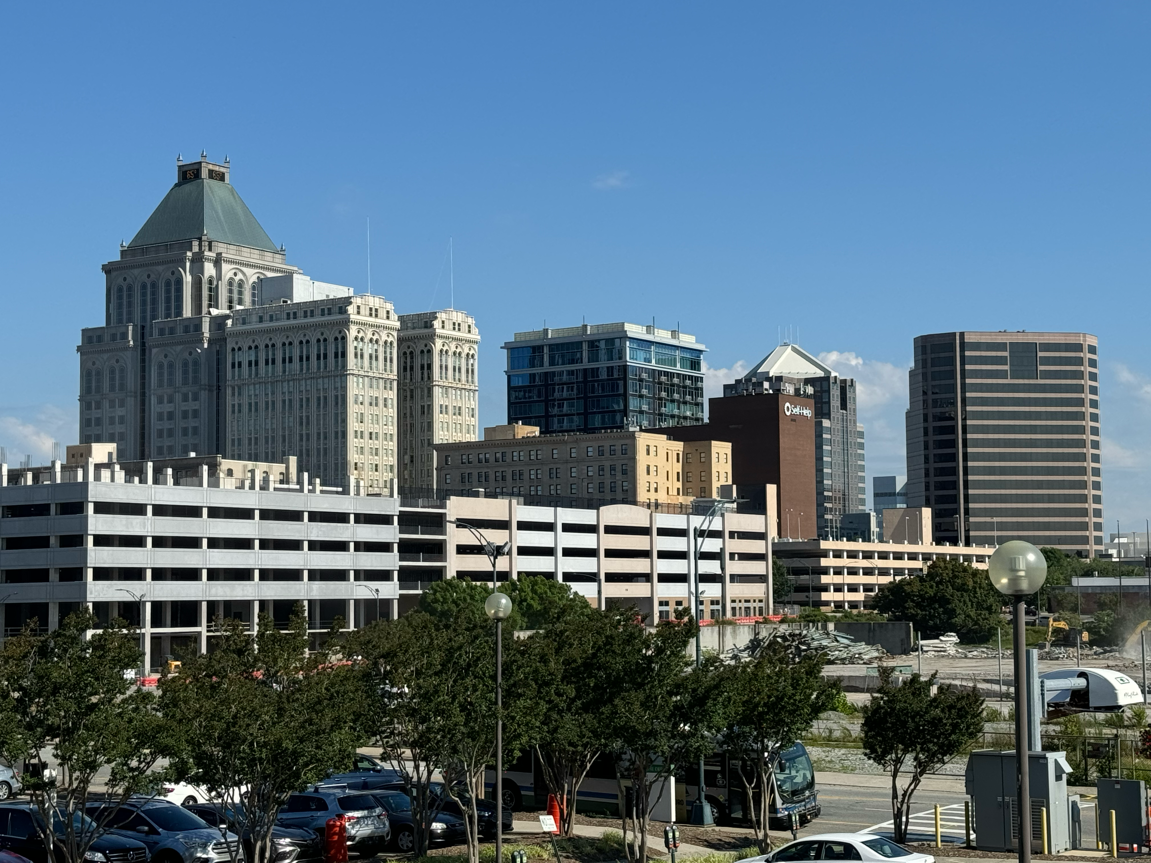 Greensboro skyline