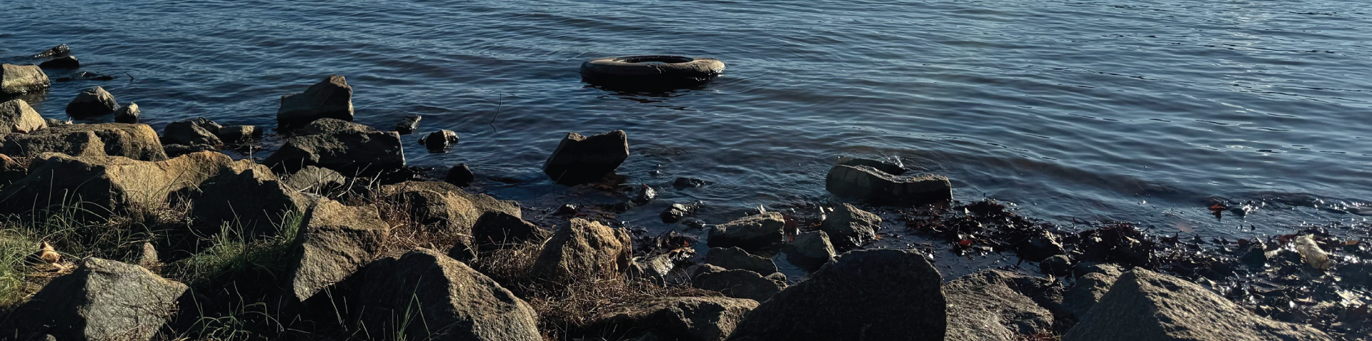 Lake and rocks